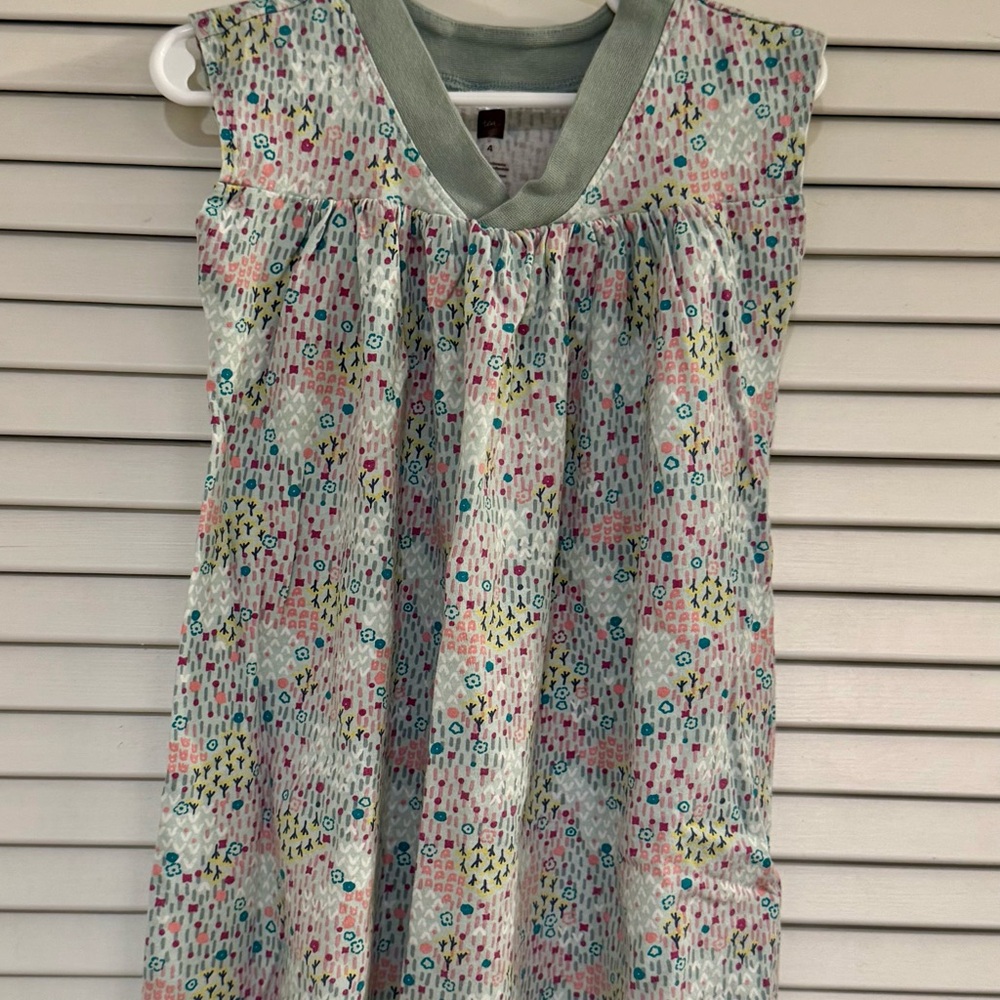 Tea Collection Sleeveless Floral Dress